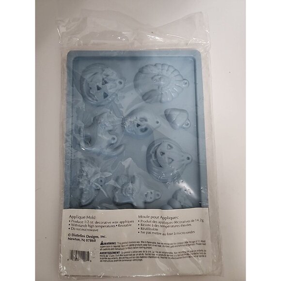 Vintage Distlefink Designs Candle Magic Halloween Candle Mold Craft Autum #51407 - Picture 4 of 6